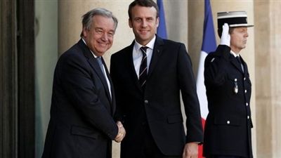 Macron Guterres