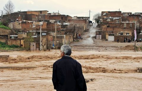 flood affected people